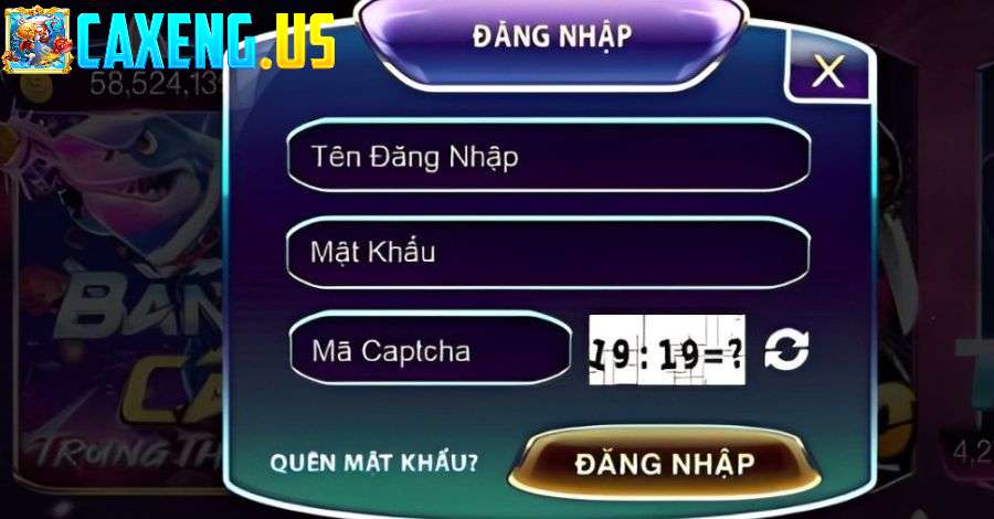 Sử dụng tính năng quên mật khẩu để được hỗ trợ nhanh chóng